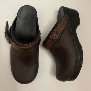 Dansko Ingrid Sling Back Mule Clog - Antique Brown Women’s size 35